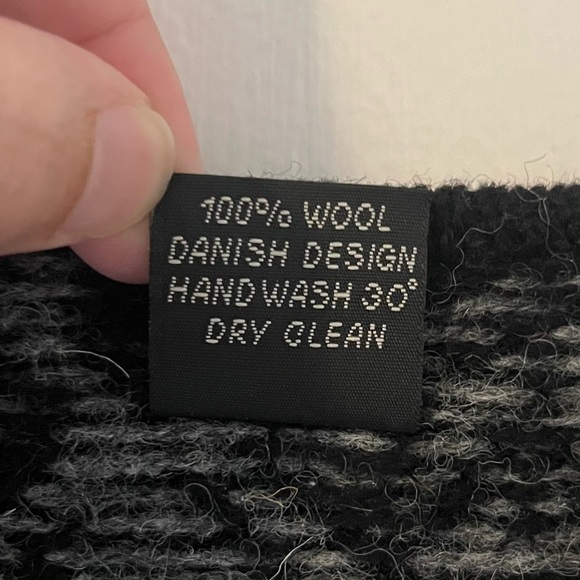 Kauni Design Wool Jacket Sweater Long Felted Butterfly Zip Danish Winter L - Picture 10 of 16